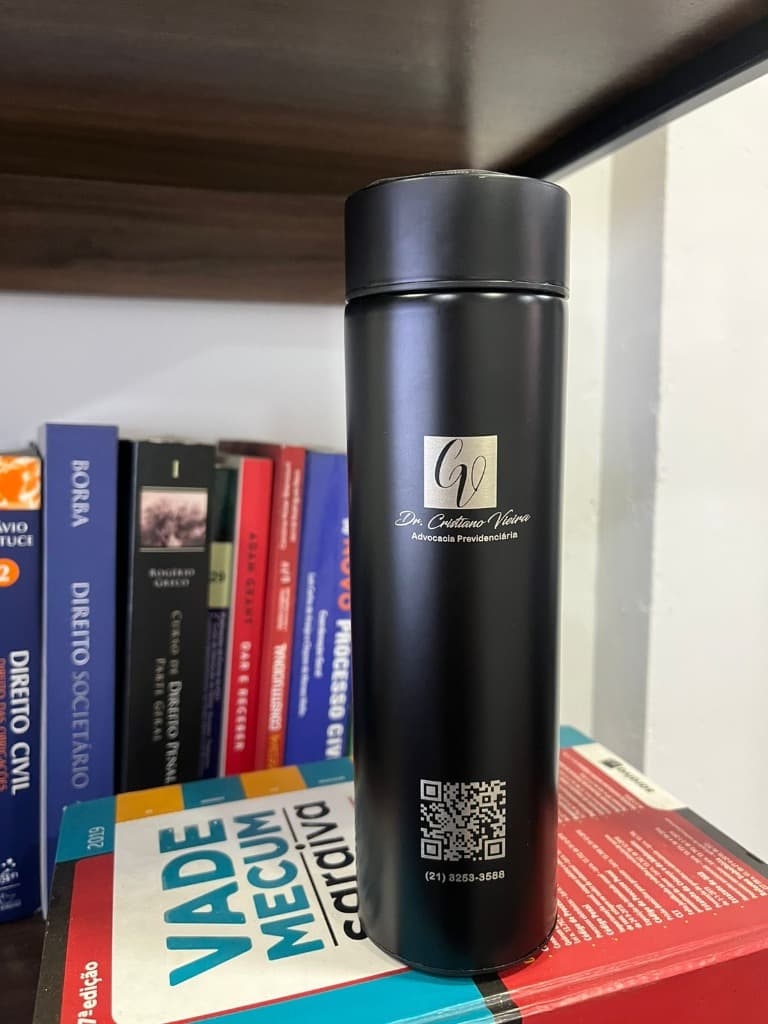 Garrafa térmica Dr. Cristiano Vieira